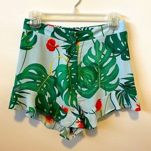 Zara Tropical Shorts
